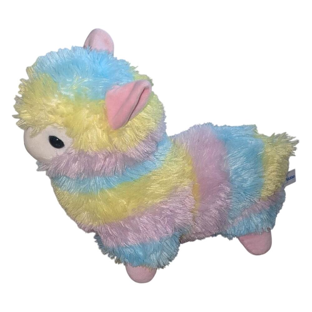 Amuse Alpacasso Rainbow Alpaca Plush Stuffed Animal Stuffy 12 inches - Picture 3 of 7